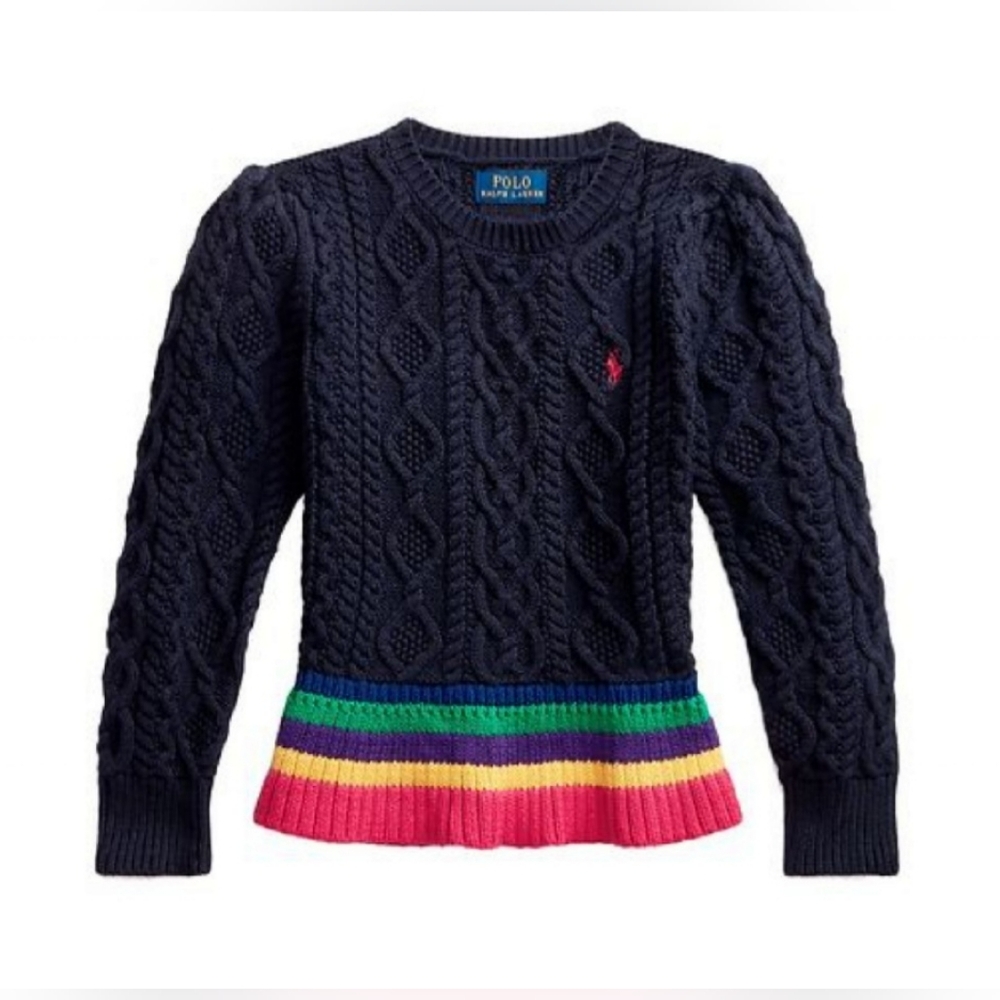 Polo Ralph Lauren Knitted Sweater Boston Commons in Dark Blue size 2T